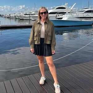 Olive Green Women's Shacket